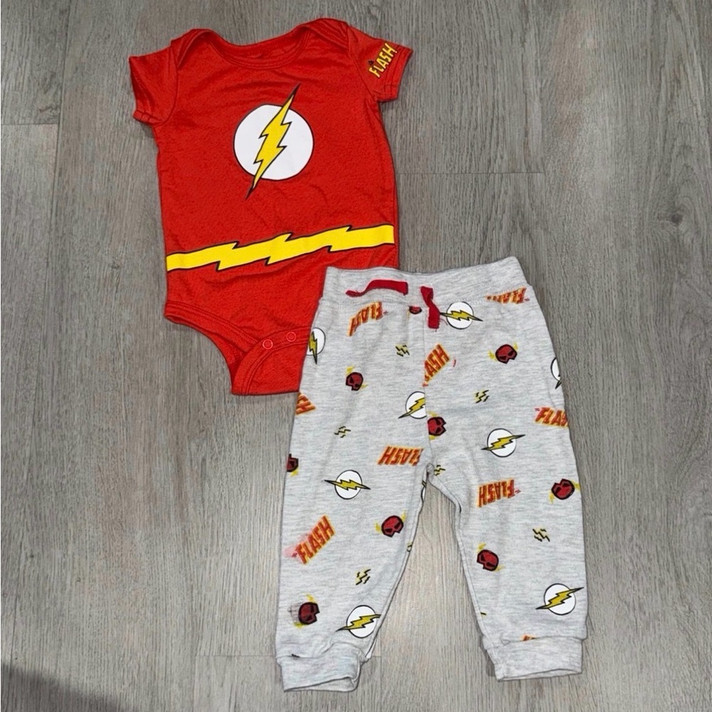 DC Comics Justice League The Flash Baby Boys Outfit Set
